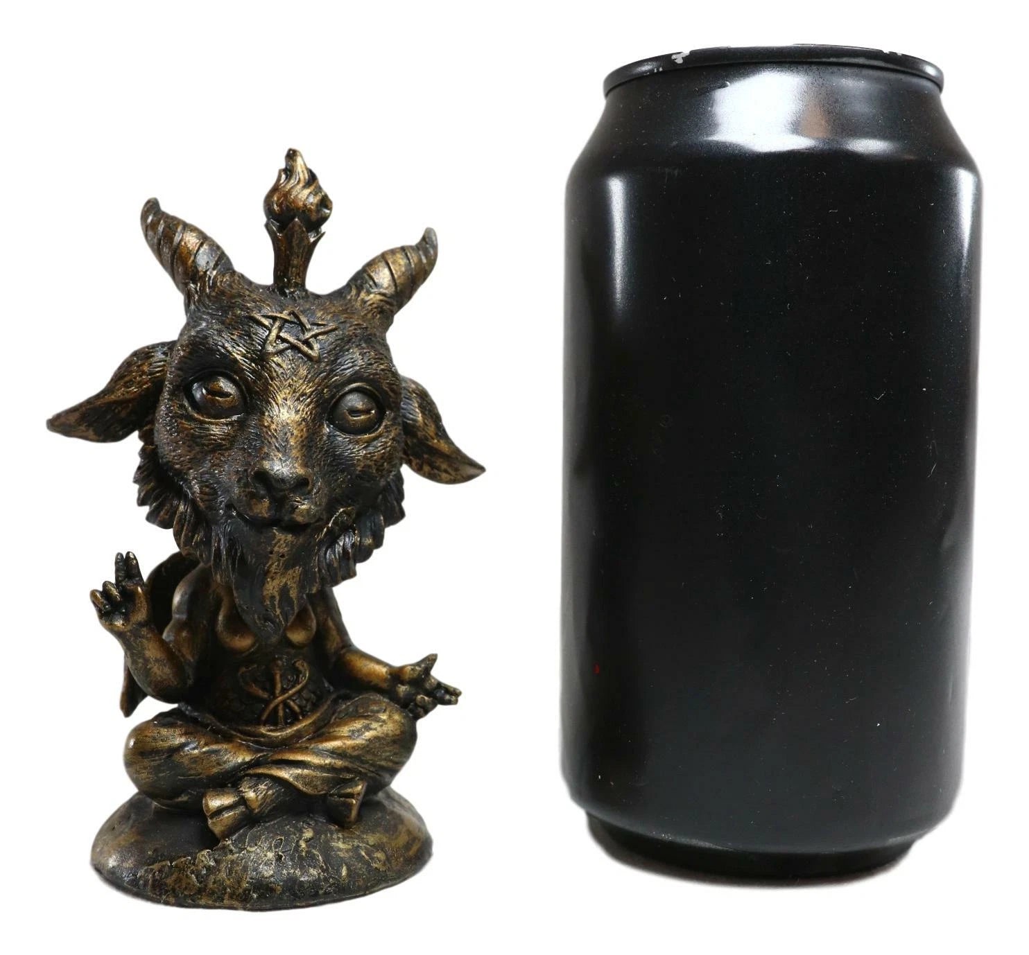 Sabbatic Goat Of Mendes Samael Lilith Baphomet Bobblehead Figurine-9