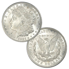 1921 Morgan Silver Dollar Gem Brilliant Uncirculated BU 90% Silver-3