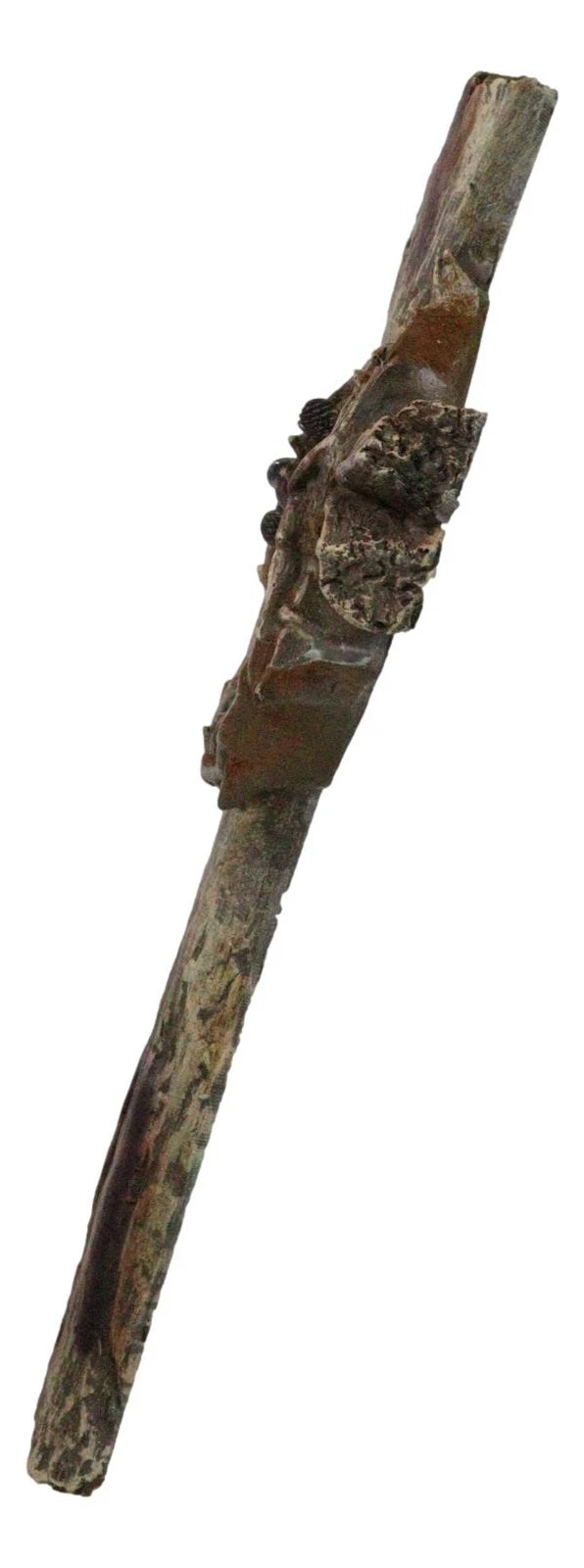 Rustic Via Dolorosa Calvary Crown of Thorns and Nails Faux Wooden Wall Cross-9