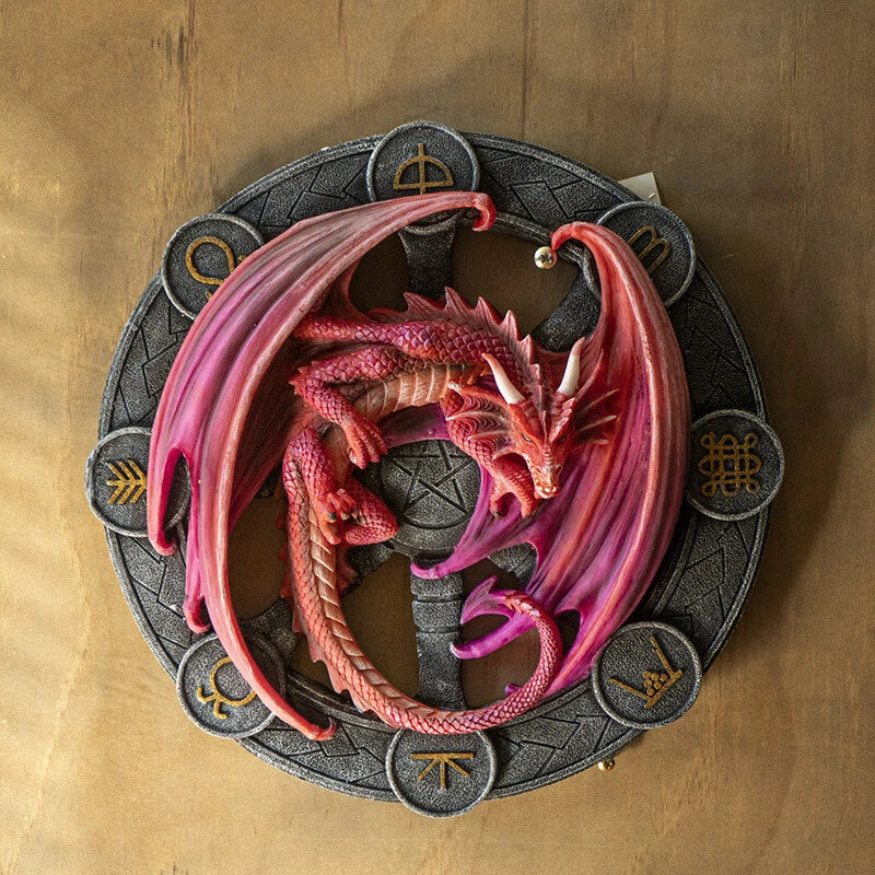Lammas Drake Harvest Season Wheel of The Year Sabbats Of The Dragon Wall Decor-9