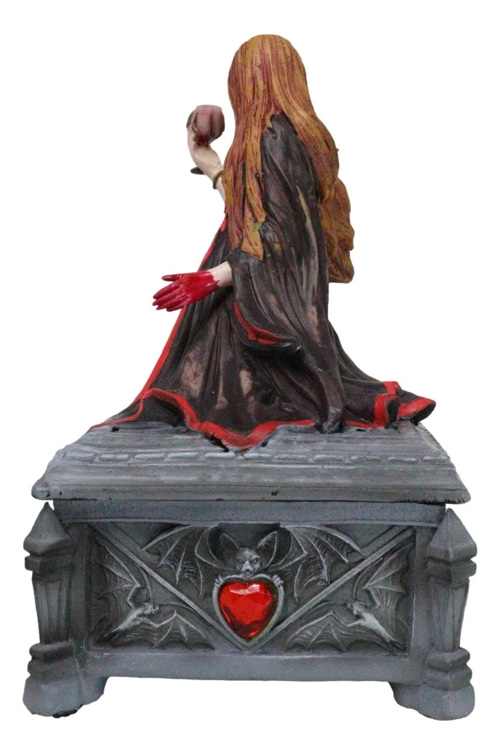 Caja decorativa de joyería con cáliz de sangre de vampiro gótica de luna de sangre-9