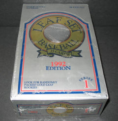1992 Leaf Baseball Series 1 Box (36/15)-1