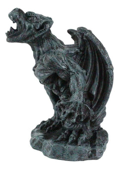 Howling Gothic Winged Werewolf Wolf Man Gargoyle Decorative Miniature Figurine-6