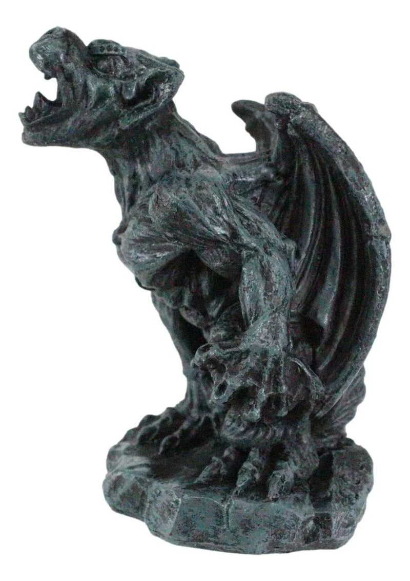 Howling Gothic Winged Werewolf Wolf Man Gargoyle Decorative Miniature Figurine-6