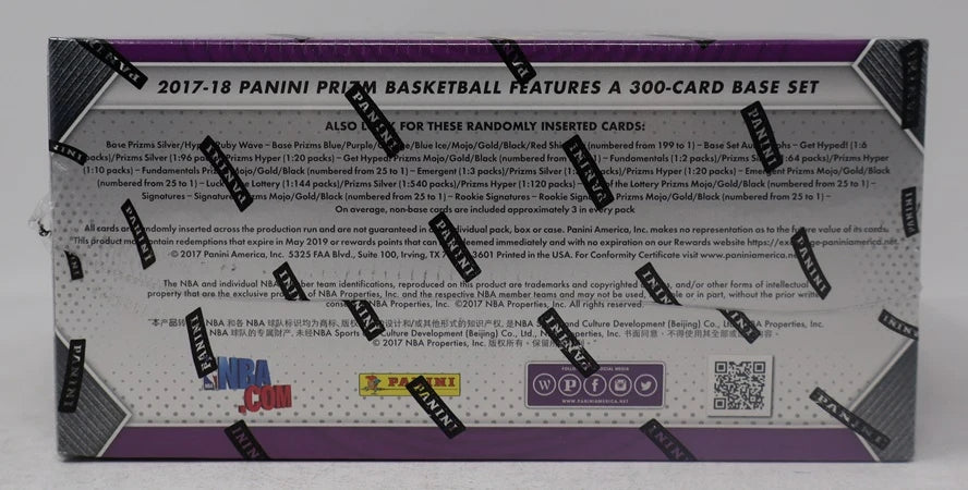 2017/18 Panini Prizm Basketball Box (Hobby) (12/12)-3