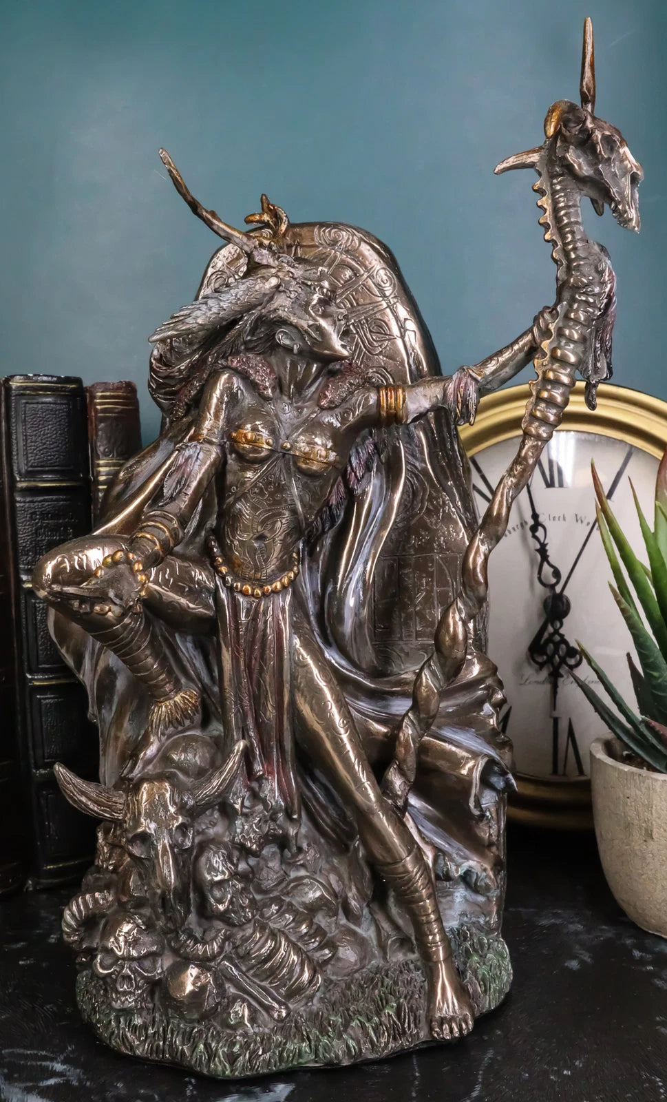 Gift Avalon Arthurian Kingdom Witch Morgan Le Fay Figurine 9.25"H