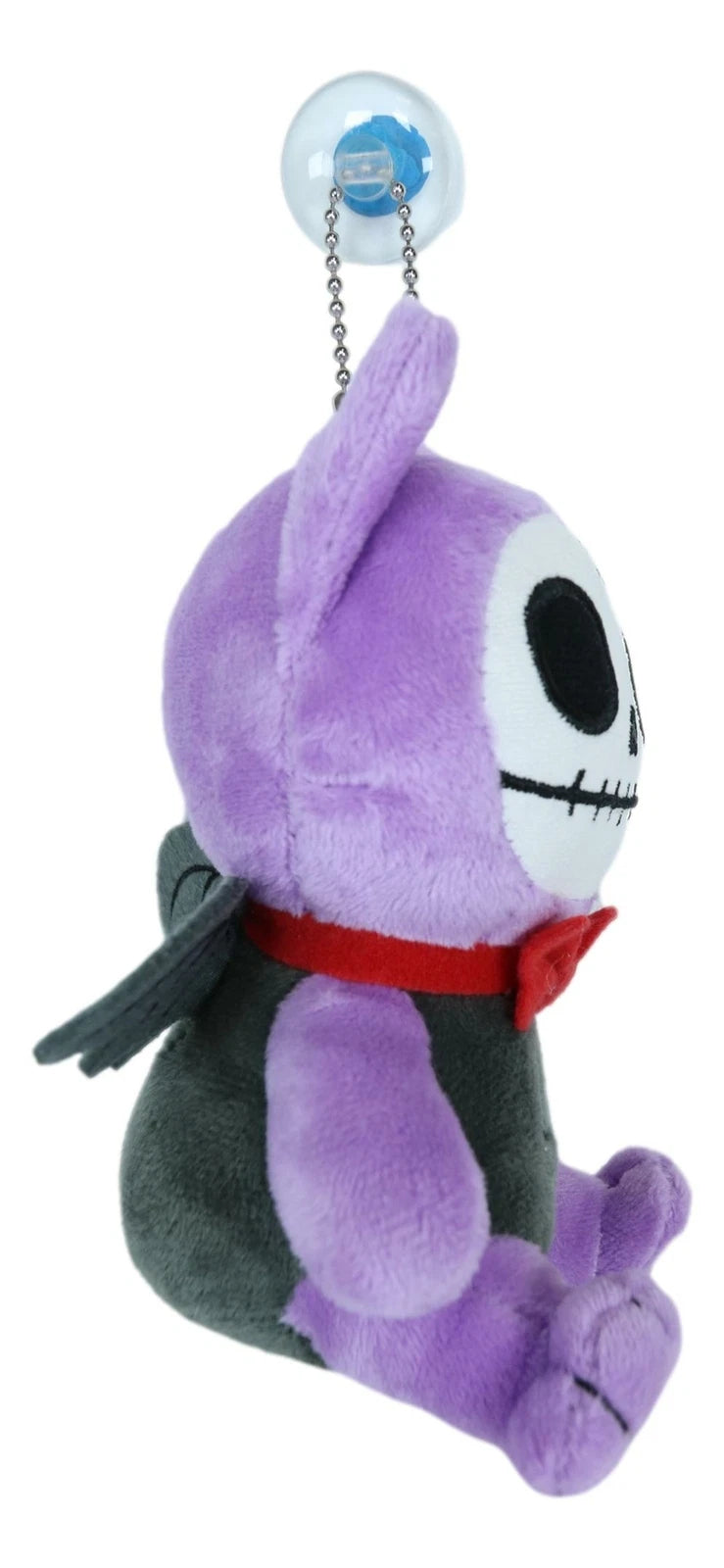Furry Bones Purple Flappy The Bat W/ Red Tie Voodoo Skeleton Plush Toy-6