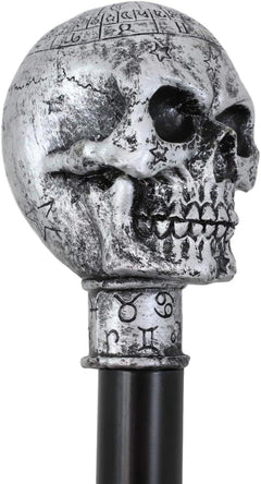 Gothic Celtic Astrology Skull Decorative Prop Walking Cane Accessory-8