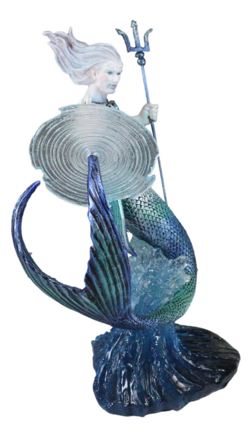 Water Elemental Talokan Sea Wizard Sorcerer Bending Ocean Spirit Energy Figurine-9