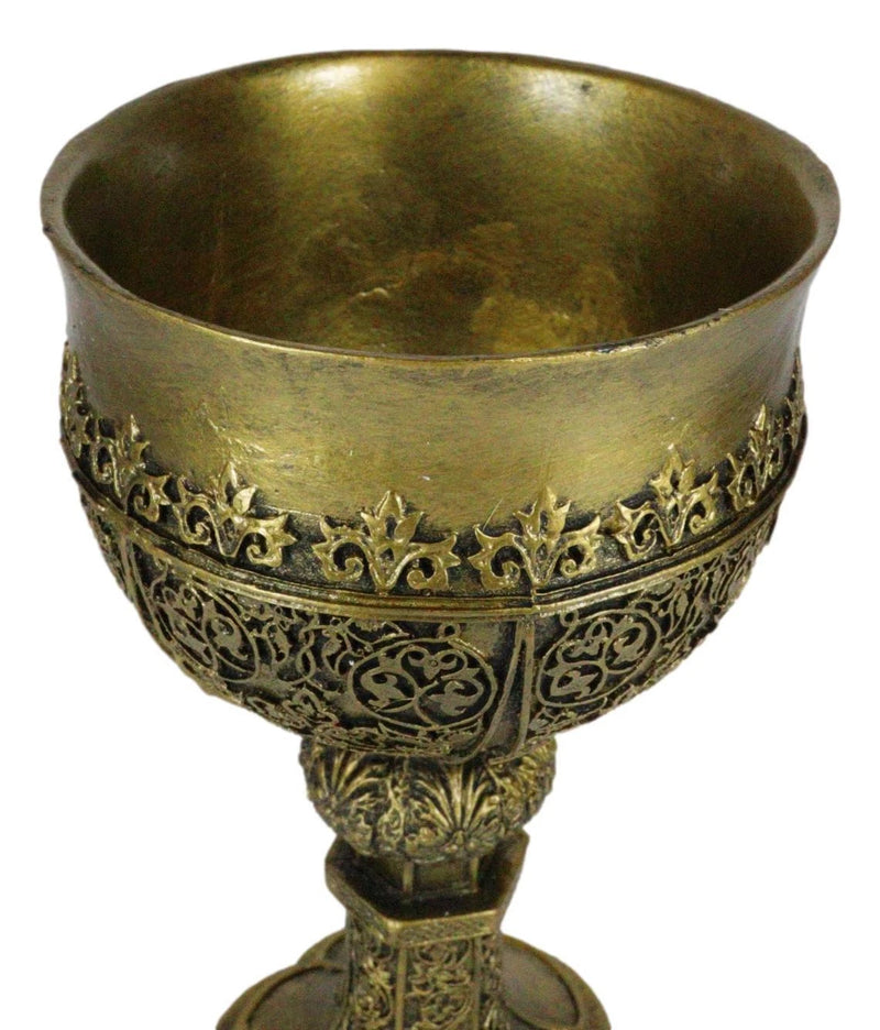 El Santo Grial de Merlín La Copa Dorada de la Vida Cáliz Copa Ceremonial Arturo-11