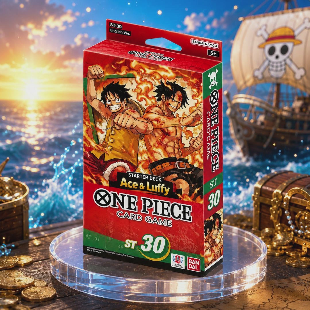 Bandai ONE PIECE Card Game Starter Deck EX ST-30 Luffy & Ace English Version Factory Sealed Box, Great Gift for Collectors-2