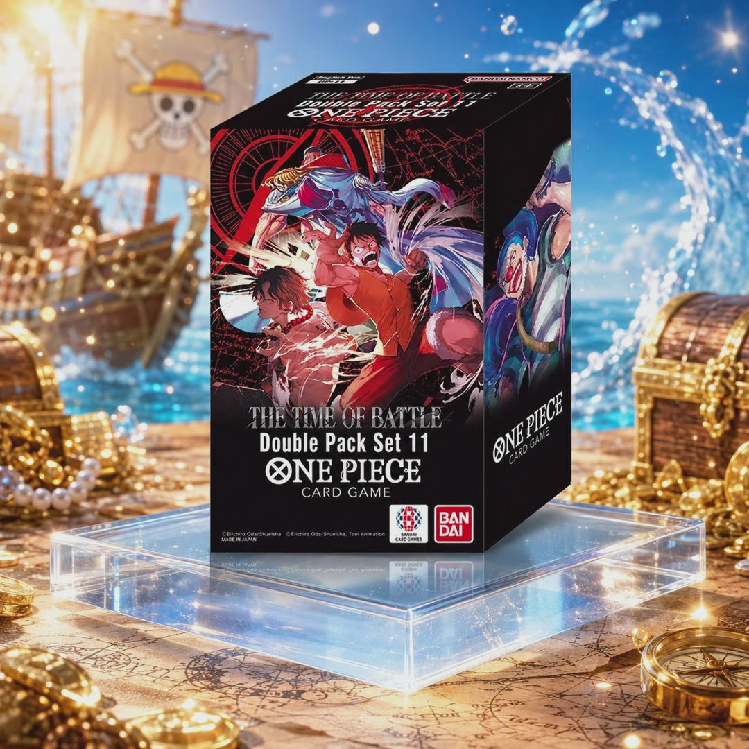 Bandai ONE PIECE Card Game OP-16 The Time of Battle DP-11 Double Pack Set Vol.11 English Factory Sealed Box, Gift for Collectors-2