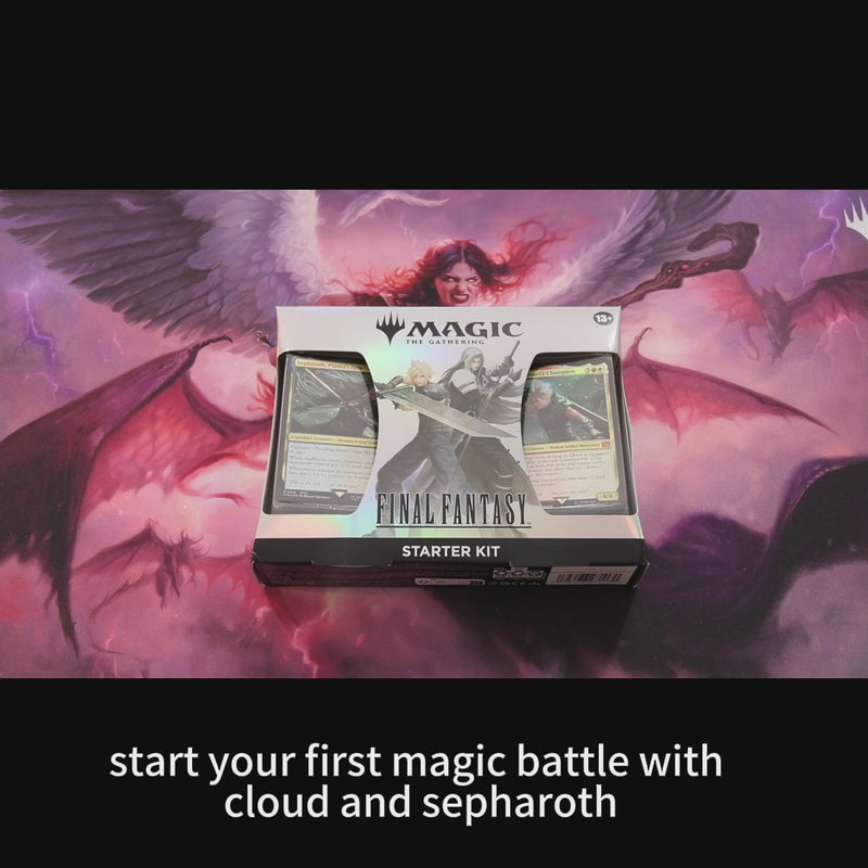 Magic: The Gathering FINAL FANTASY FIN Cloud & Sephiroth Starter Kit, 2 Ready-to-Play 60-Card Decks, English Factory Sealed TCG Beginner Set for Two Players, Learn-to-Play Collectible Trading Card Game Gift-2