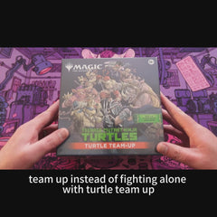 Magic: The Gathering Teenage Mutant Ninja Turtles TMT Turtle Team-Up 2-4 Player Cooperative TCG Game Set, 4 Ready-to-Play 60-Card Decks and 4 Play Boosters, English Factory Sealed Collectible Card Game Gift-2