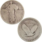 1925 Standing Liberty Quarter VG Very Good Silver 25c Coin-3