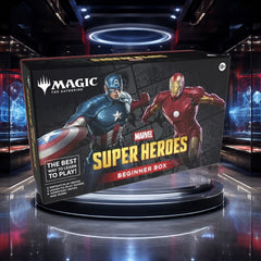 Magic: The Gathering Marvel Super Heroes MSH Captain America & Iron Man Beginner Box English Factory Sealed, Great Gift for New Players-1