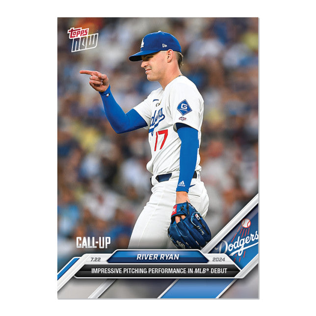 Graded 10 River Ryan DEBUT 2024 MLB TOPPS NOW Card 459 RC Rookie Card-3