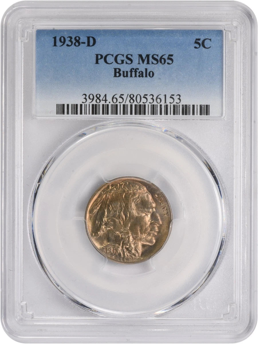 1938-D Buffalo Nickel MS65 PCGS