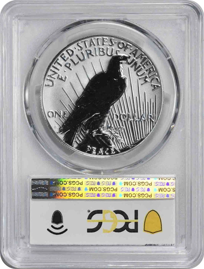 2024-S Peace Silver Dollar from Reverse Proof Set PR70 FS PCGS Peace Label-2