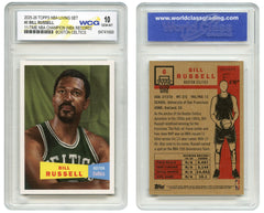 2025-26 Topps NBA Living Set BILL RUSSELL 11-Time NBA Champ Card #6 GEM MINT 10-2