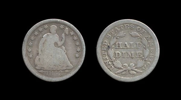 Estate Coin Lot Seated Liberty 3x Silver Half Dimes ✯ H10c RARE US Type ✯-3