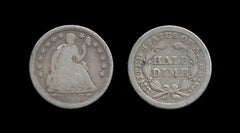 Estate Coin Lot Seated Liberty 3x Silver Half Dimes ✯ H10c RARE US Type ✯-3