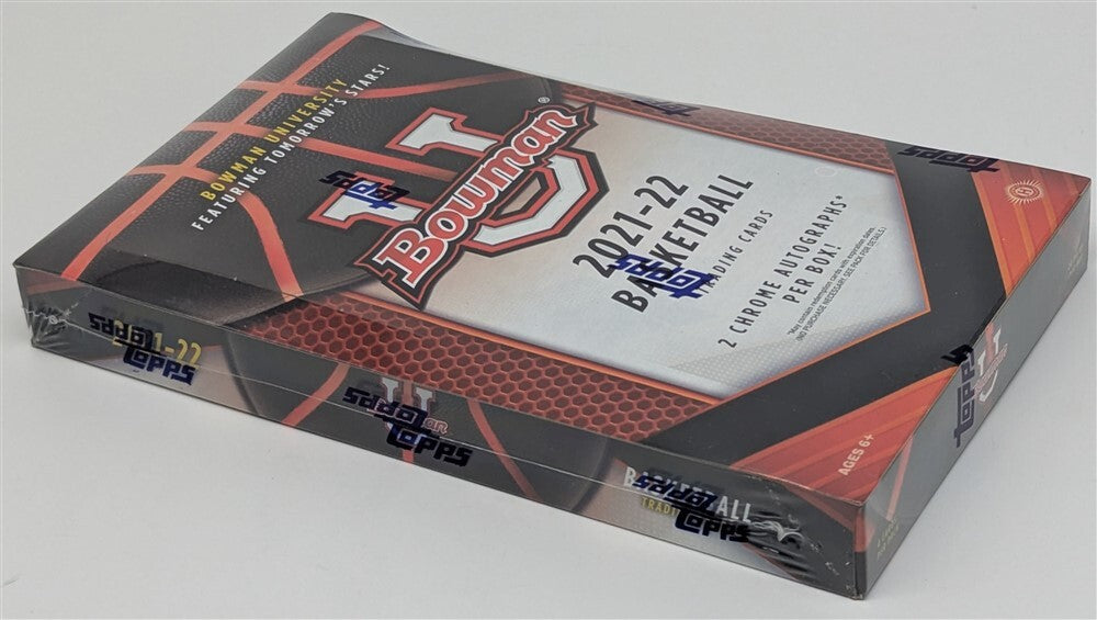 Factory Sealed Hobby Box 2021-22 Bowman University Basketball Cards-2