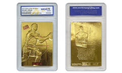 1997 MICHAEL JORDAN FLEER ULTRA Court Masters 23K GOLD CARD - GRADED GEM-MINT 10-1