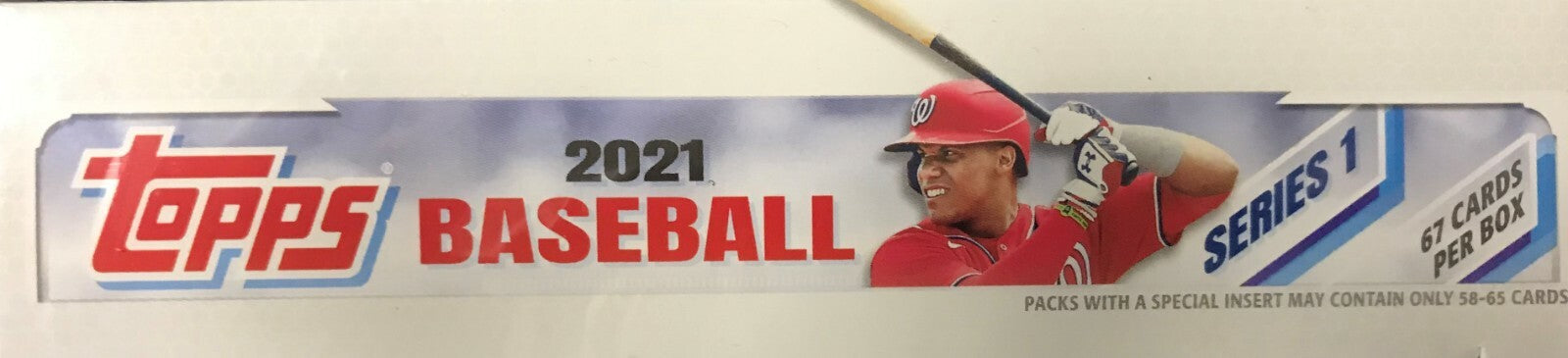 2021 Topps Baseball Series 1 Factory Sealed 67 Card Hanger Pack Box Relics Autos-3