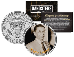 MEYER LANSKY Gambler Gangster Mob JFK Kennedy Half Dollar U.S. Colorized Coin-1