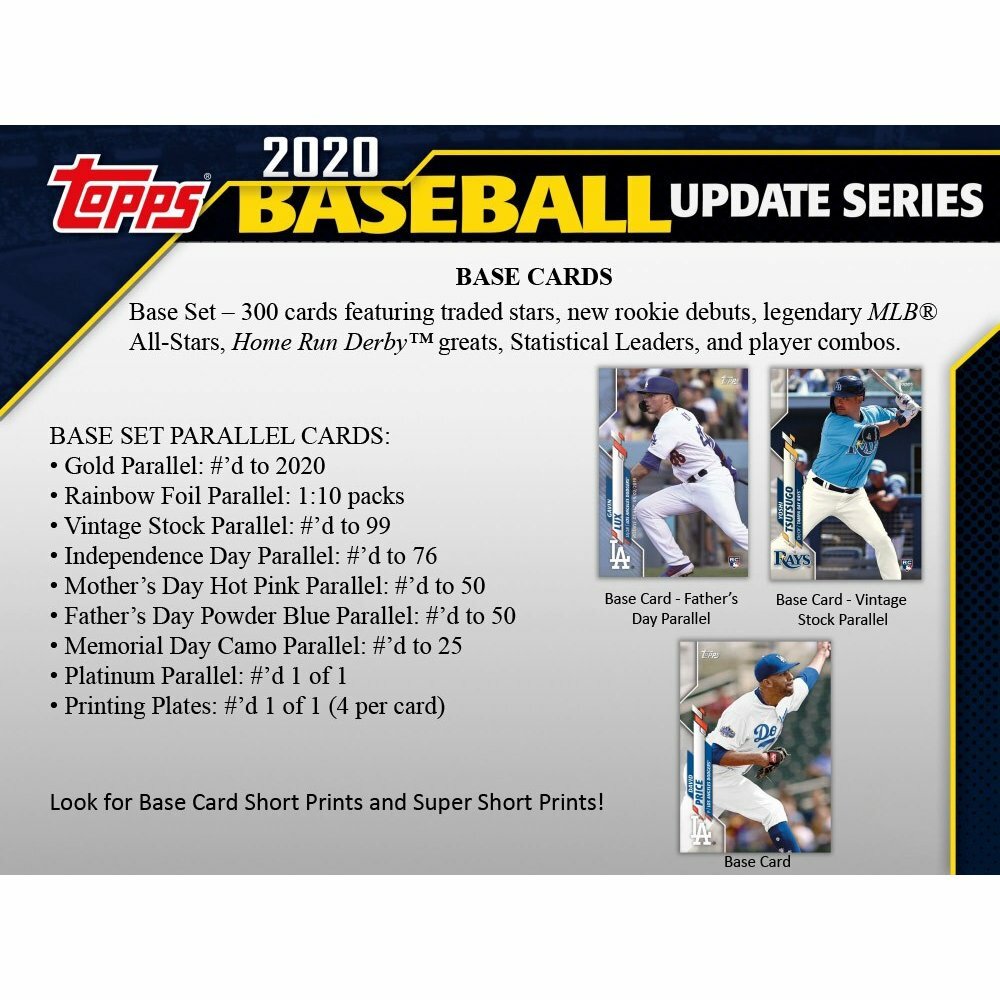 2020 Topps UPDATE Series Baseball Factory Sealed Retail Box 24 Packs 384 Cards-5