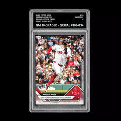 Graded 10 MARCELO MAYER 1st MLB HIT 2025 Topps Now #214 RC Rookie DEBUT-1