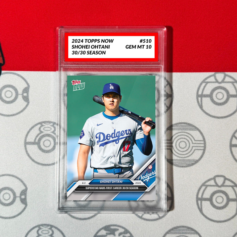 Graded 10 Shohei Ohtani 1st 30/30 Season 2024 MLB TOPPS NOW Card #510-1