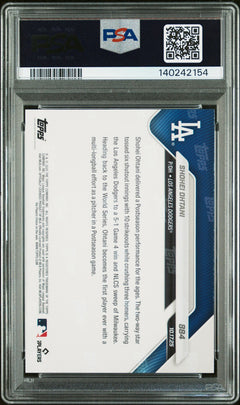 PSA 10 Shohei Ohtani Game for the Ages Dodgers #884 2025 Topps Now-2