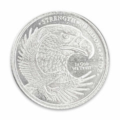 Lote de 10 x 1/10 oz de plata águila doble ronda de décima-2
