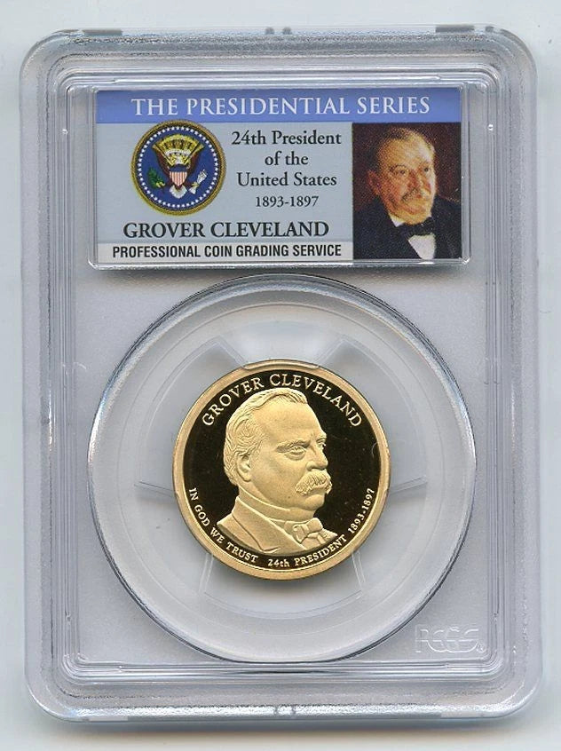 2012 S $1 Grover Cleveland 24 Dollar PCGS PR70DCAM-2