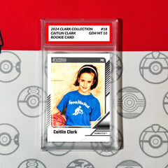 Graded 10 Caitlin Clark Rookie Card RC 2024 Panini Donruss Clark Collection #18-1