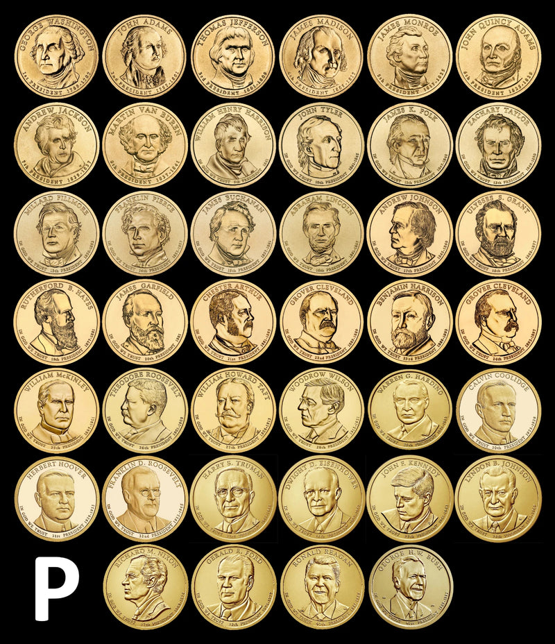 COMPLETE Presidential Dollar Set P&D Brilliant Uncirculated EXCELLENT 80 Coins-3