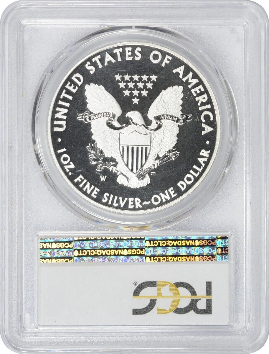 2013-W American Silver Eagle Dollar West Point Mint Set Enhanced SP69 PCGS