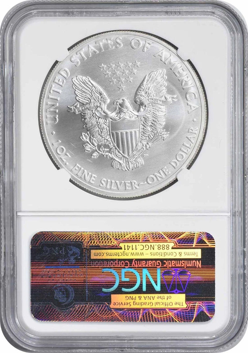2012 American Silver Eagle Dollar MS69 NGC Mint State 69-2