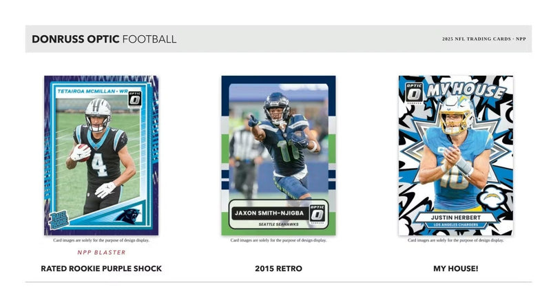 2025 Panini Donruss OPTIC Football Factory Sealed 80 Card Retail Box EXCLUSIVES-6