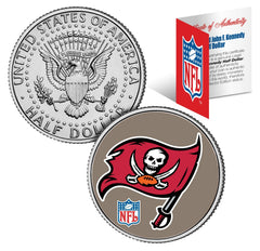 TAMPA BAY BUCCANEERS NFL JFK Kennedy Half Dollar US Coin *Officially Licensed*-1