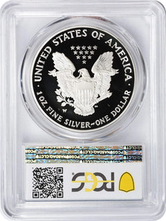 2006-W American Silver Eagle Dollar PR70DCAM PCGS Proof 70 Deep Cameo-2