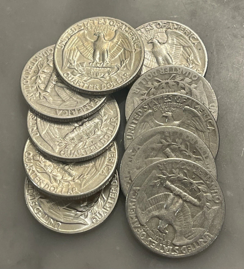 [Lot of 10] - Washington Quarter - 90% Silver Choose How Many Lots of 10!-3