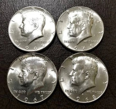 1, 1965 - 1970 Kennedy Half Dollar - UNCIRCULATED - 40% Silver - Choose Quantity-2