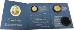 2016 Ronald Reagan Coin And Chronicles Presidential Set (Missing Silver Eagle)-5