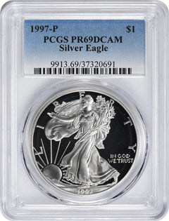 1997-P $1 American Silver Eagle PR69DCAM PCGS-1