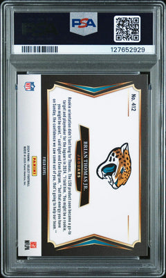 Graded 2024 Panini Select Brian Thomas Jr. #412 Rookie RC Card PSA 10 Gem Mint-2