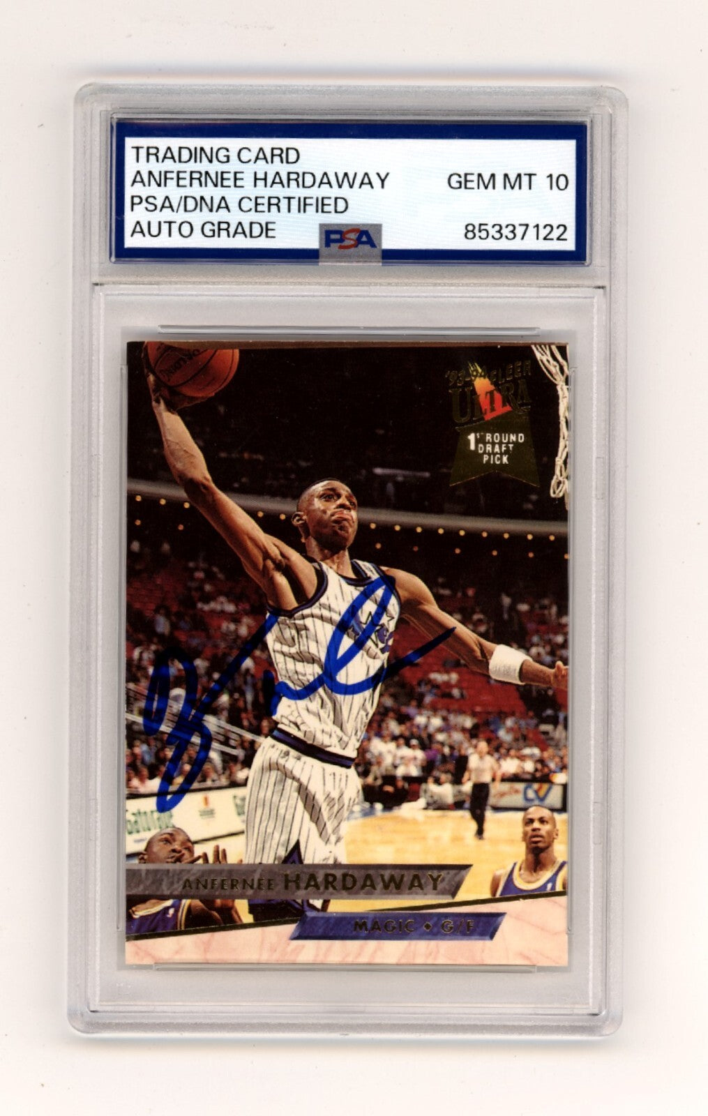 Anfernee Hardaway 1993-94 Fleer Ultra #305 Signed Rookie RC PSA 10 Auto Magic-1