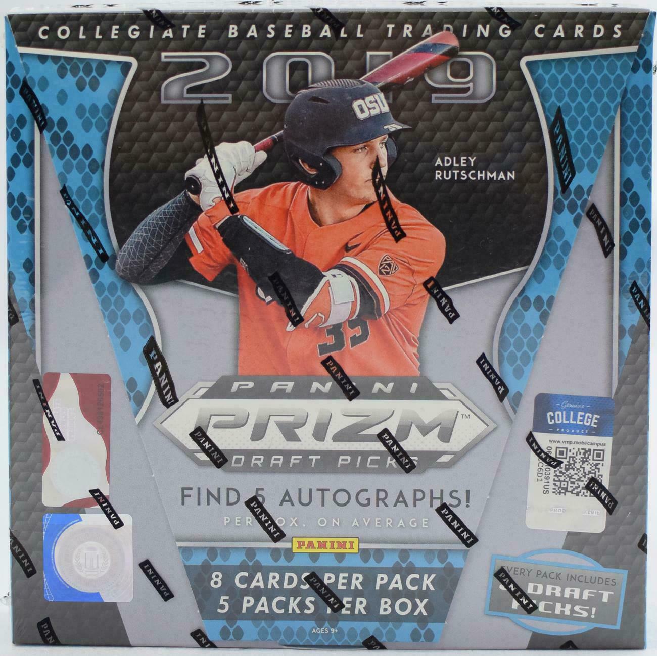 2019 Panini Prizm Draft Picks Baseball Factory Sealed Hobby Box-1